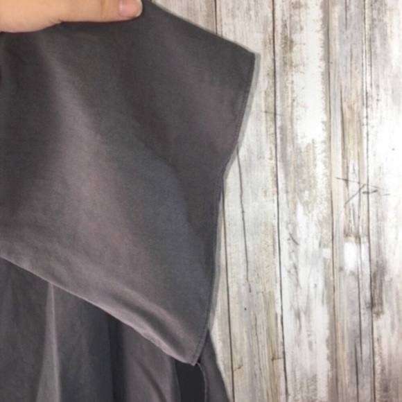 Do+Be Grey Open Shoulder Blouse - Picture 5 of 5